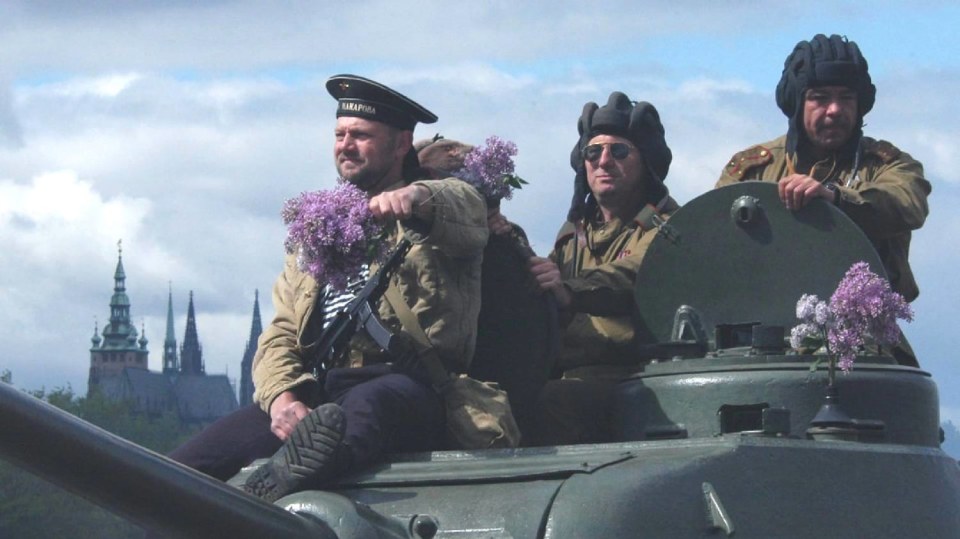 Novodobá rekonstrukce osvobození Prahy Rudou armádou 9. května 1945